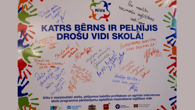 Starptautiskās programmas pāridarījumu mazināšanai skolās “KiVa” atklāšana Latvijā