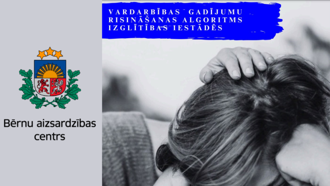 Vardarbības gadījumu risināšanas algoritms izglītības iestādēs, Bērnu aizsardzības centra logo
