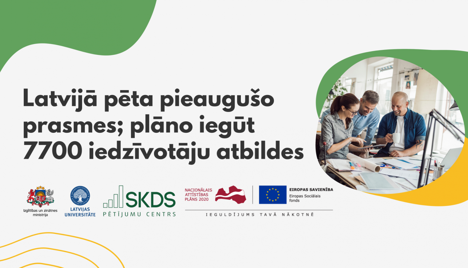 Latvijā pēta pieaugušo prasmes (OECD PIAC projekts)